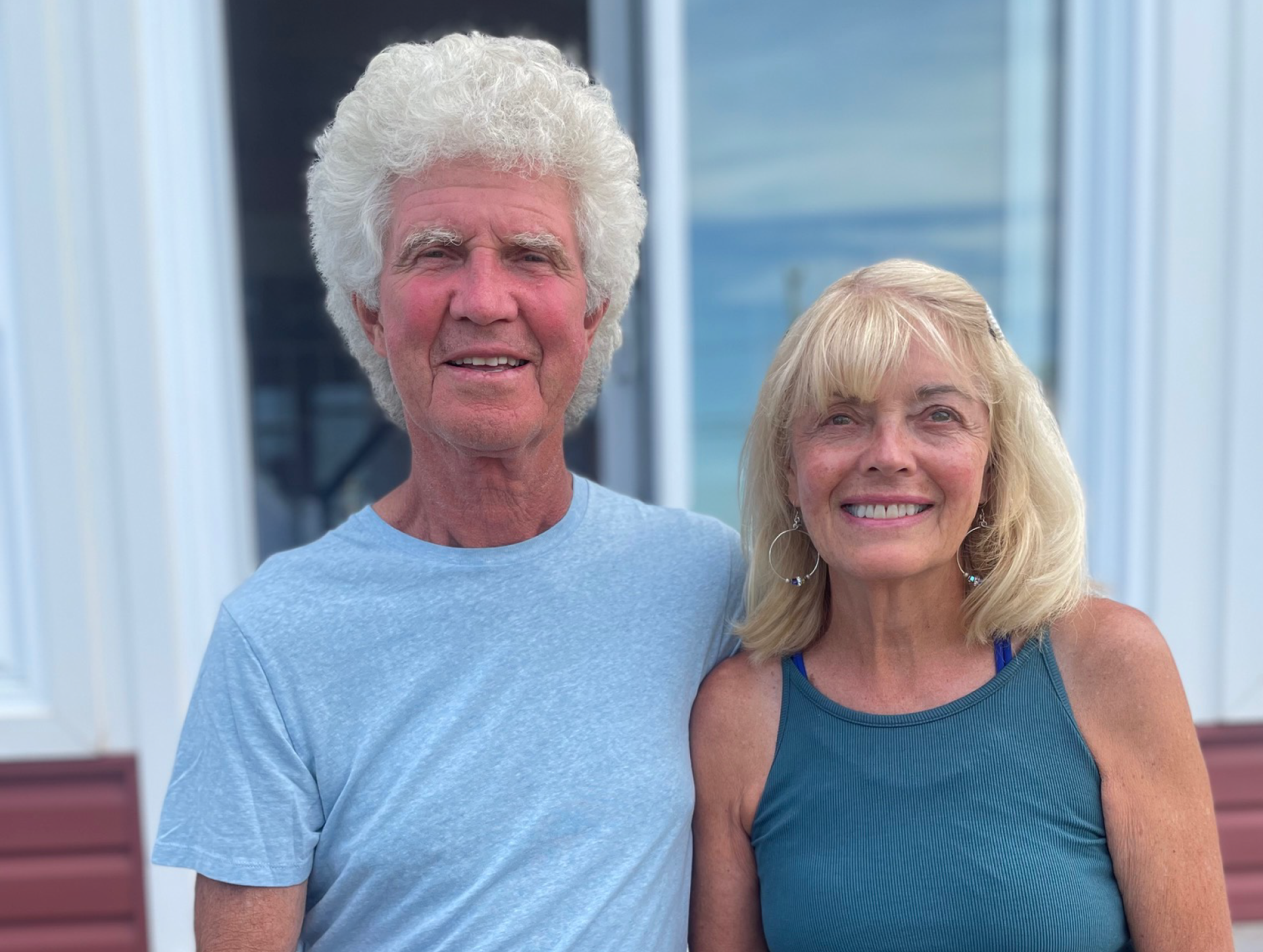 Photo of Bruce, a transplant patient, and his wife