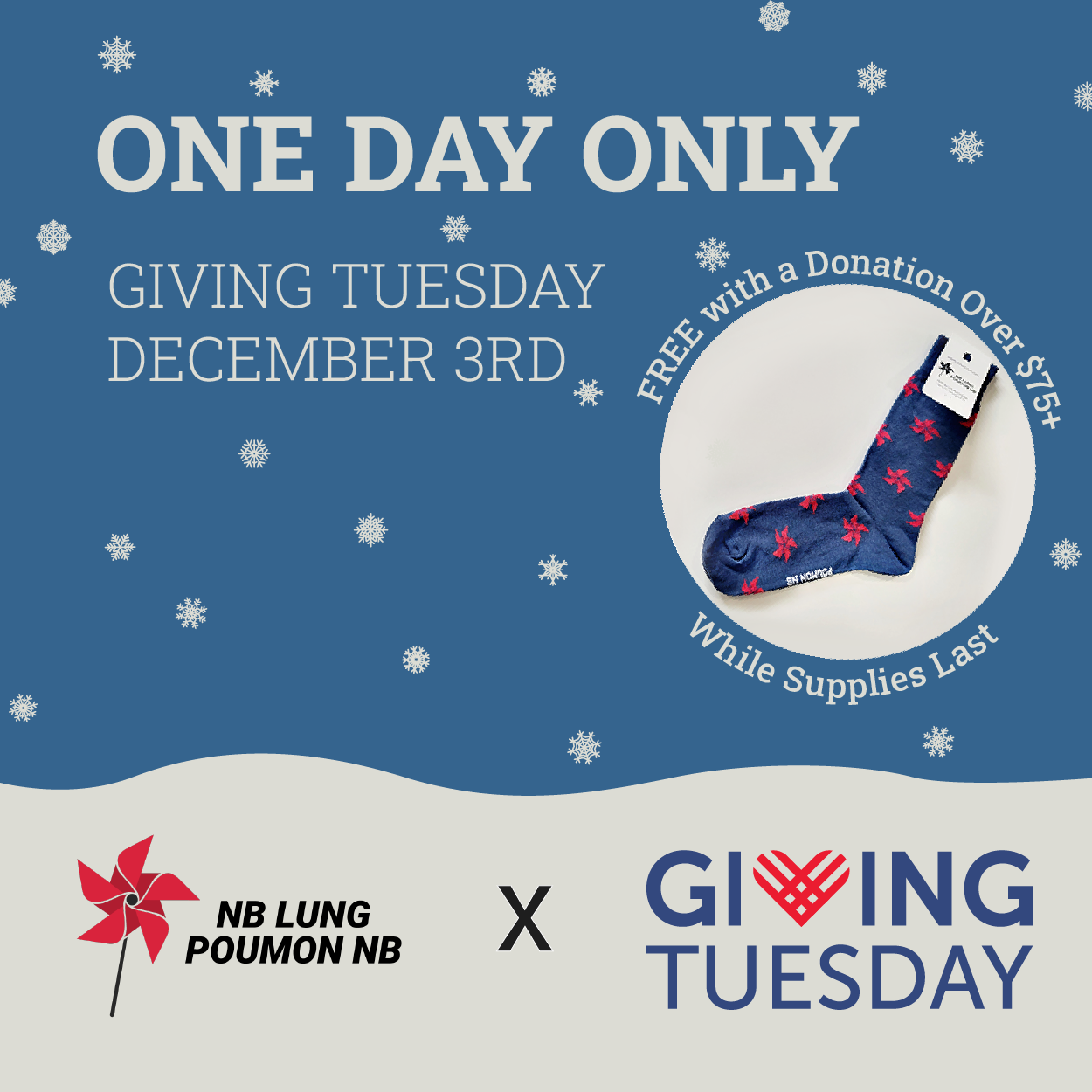 Giving Tuesday | New Brunswick Charity | Free Gift