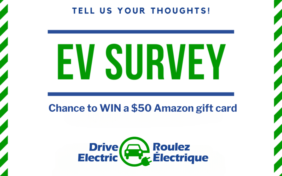 Electric Vehicle Survey Announcement - Fill Out The survey to Win $50