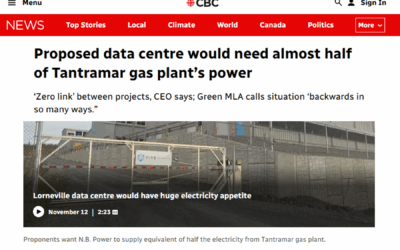 The Tantramar Gas Plant Isn’t About Grid Security OR The Health of New Brunswickers