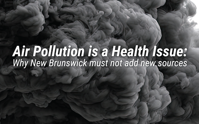 Air Pollution is a Health Issue: Why New Brunswick Must Not Add New Sources